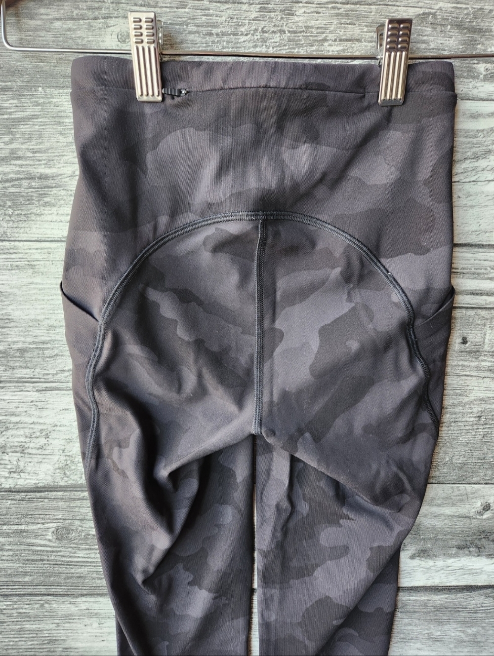 Lululemon Swift Speed High Rise Crop 21" Heritage 365 Camo Deep Coal Size 0 - Picture 6 of 8